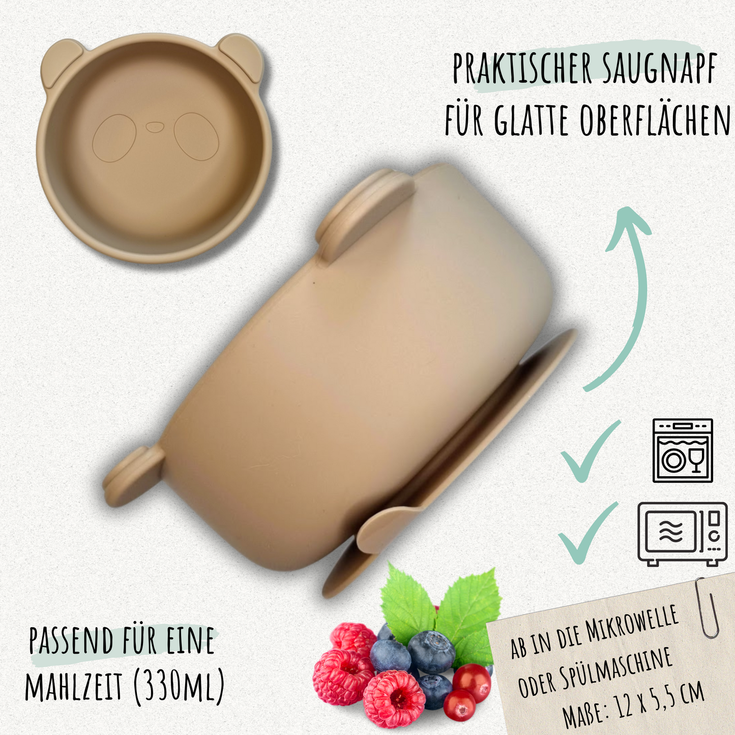 Kinderbesteck & Schüssel (Bowl) personalisiert in verschiedenen Farben
